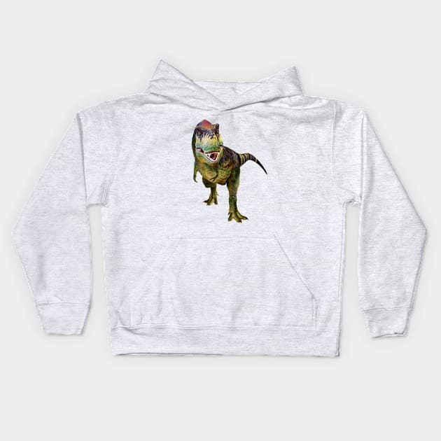 Tyrannosaurus rex Kids Hoodie by Viergacht